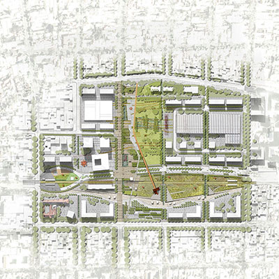 Distrito Sustentable / Estación Mendoza - Diseño urbano